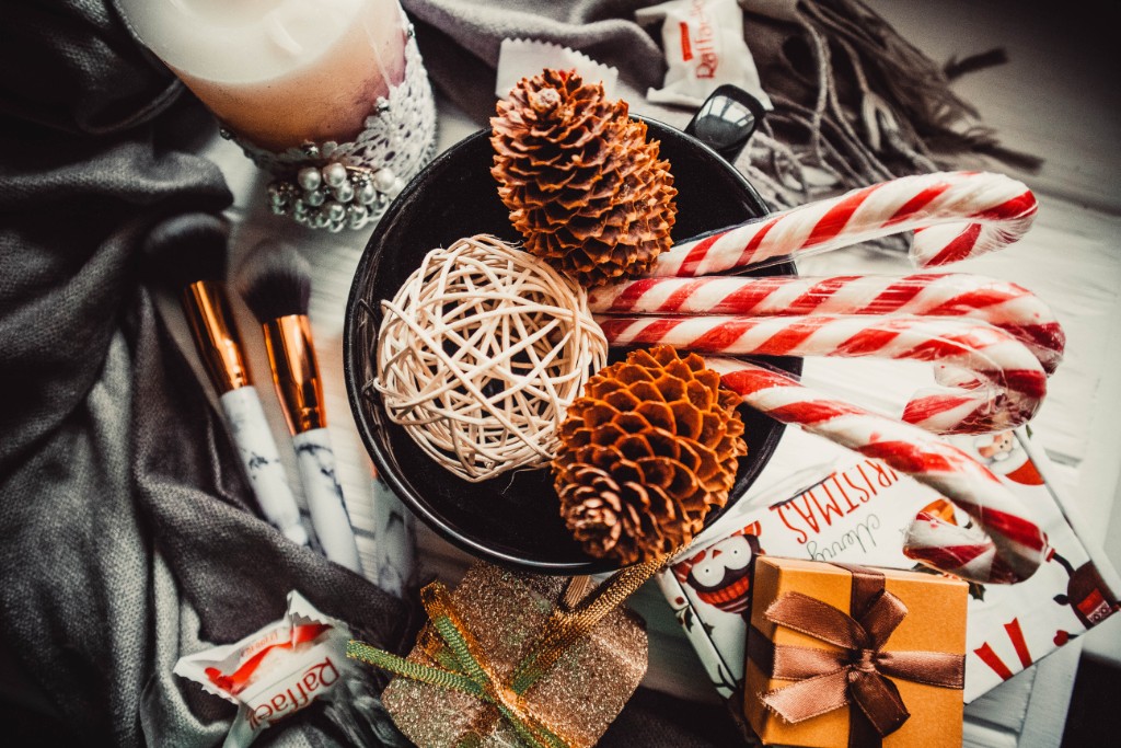 Christmas Gifts Inside A Tub